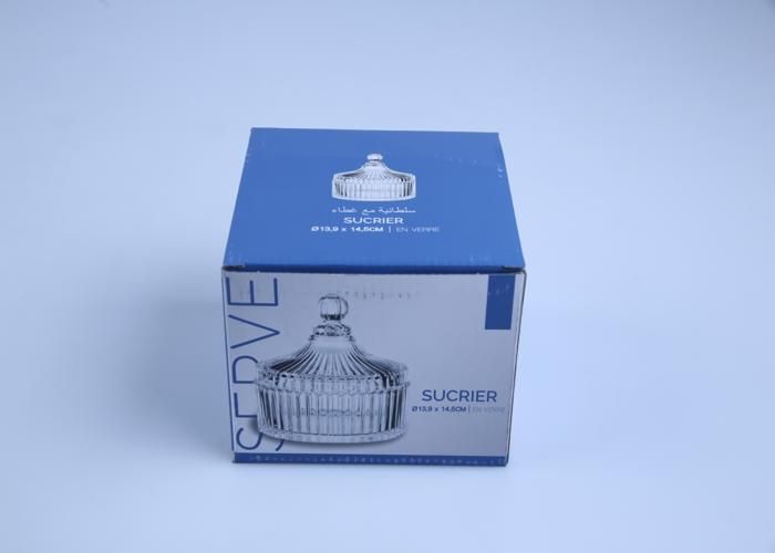 Bonbonnière en Verre Ronde 745g TG009