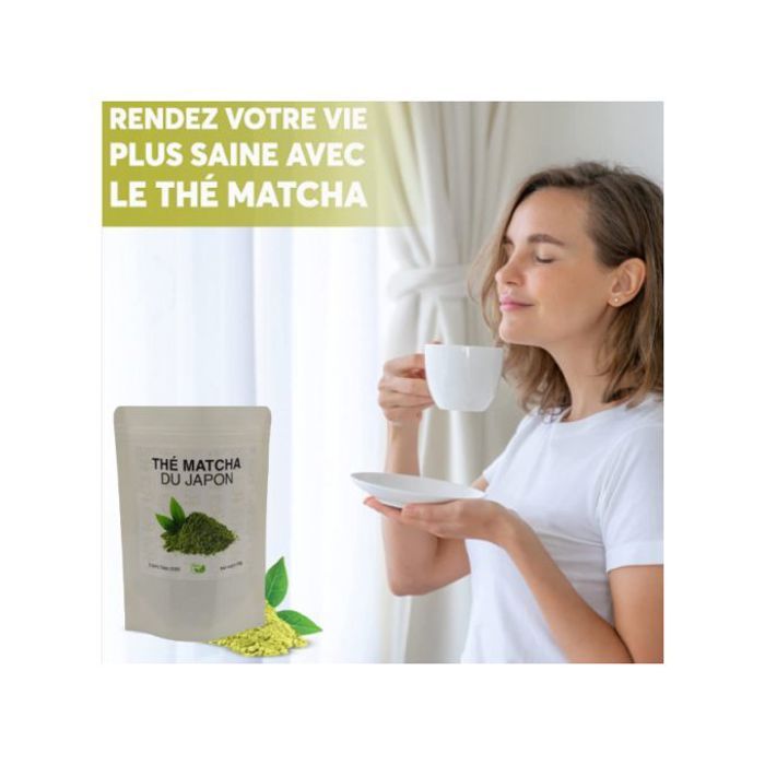 SOLTANIA Thé Matcha Bio Du Japon. Minceur, Detox, Antioxydant 50g