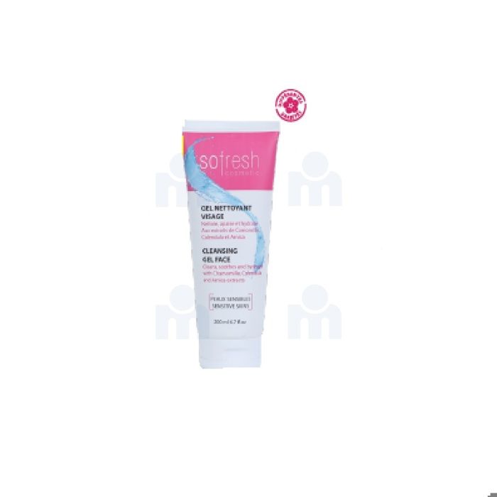 Gel Nettoyant Visage Peaux Sensibles 200 ml - SoFresh