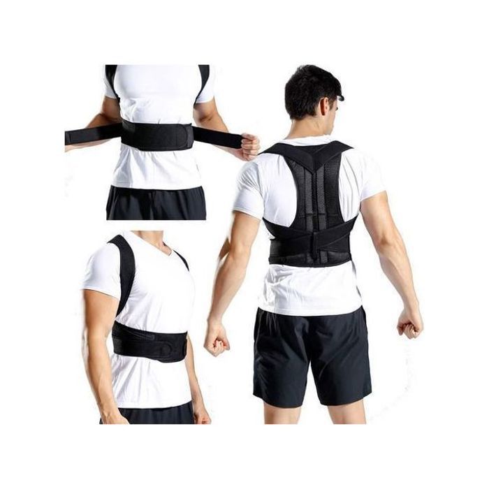Ceinture de Soutien Dorsale - Non spécifié - Modèle non spécifié - Noir - Mixte - Correction de posture