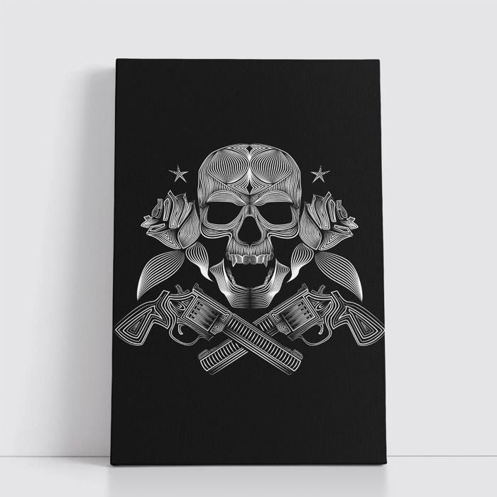 Tableau Rock sur Toile – Affiche Murale 25x40 cm Groupes de Rock Légendaires et Modernes 412