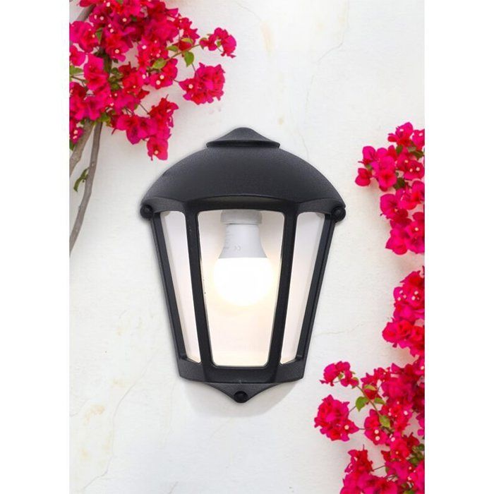 "APPLIQUE FABIO BLACK CLEAR E27 FUMAG "