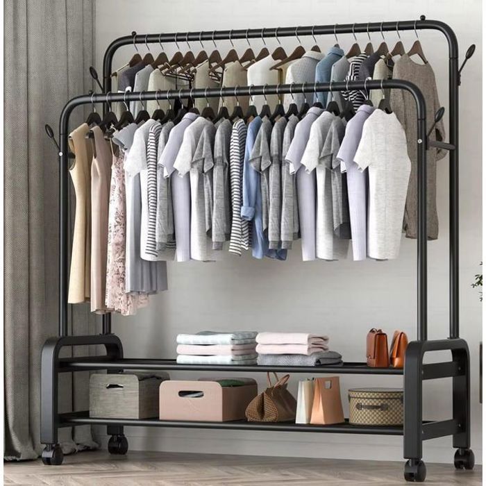 Porte-manteaux pour chaussures - Noir