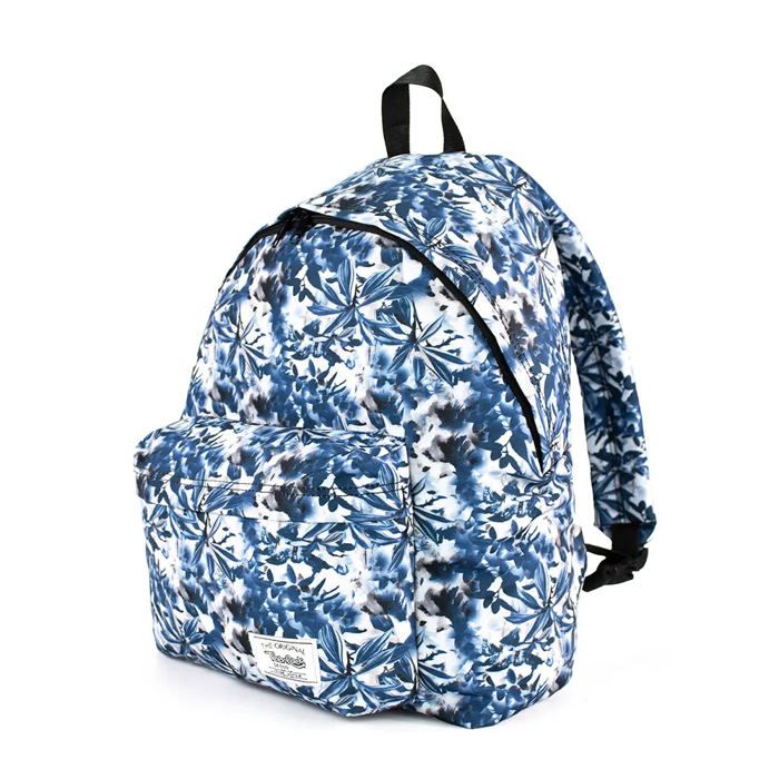 Sac à dos - Teenpack - Motif Plante Bleu - 40x35x15 cm - 100% Polyester - Mixte