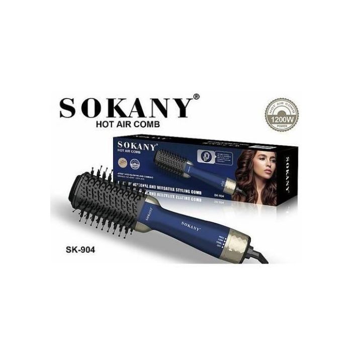 Sokany Brosse soufflante sèche-cheveux SK-904,1200W 3 EN 1 Lisseur
