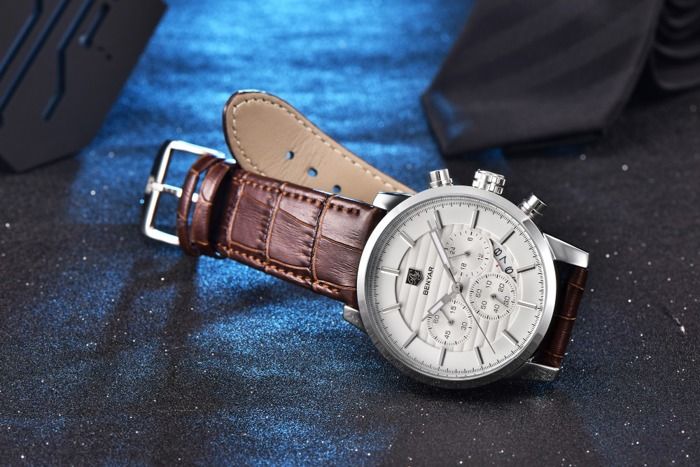 Benyar – montre de luxe en acier inoxydable pour hommes, à Quartz, style armée, étanche, 2025
