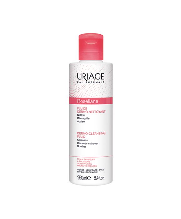 Fluide Dermo-Nettoyant - Uriage - Roséliane - 250ml - Hypoallergénique - Peaux sensibles