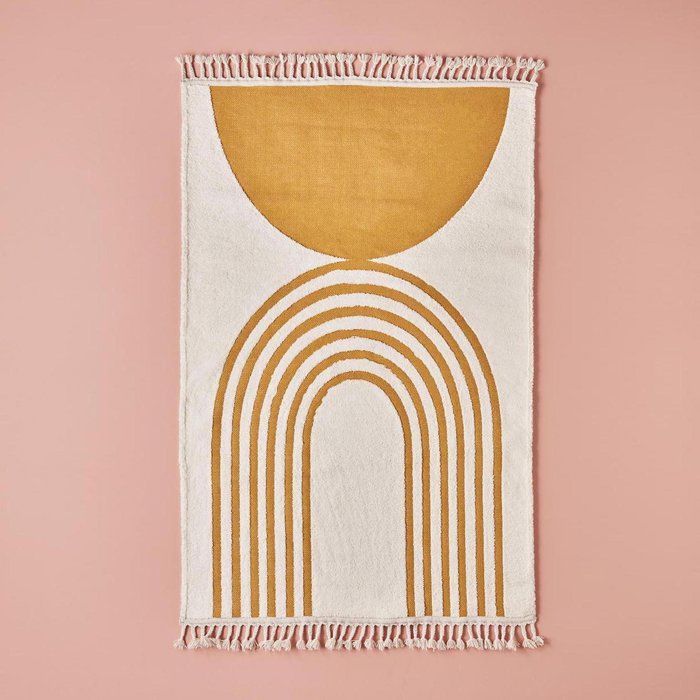 Tapis - Graphic Line - Moutarde - 150x230 cm - Moderne - Fibres naturelles