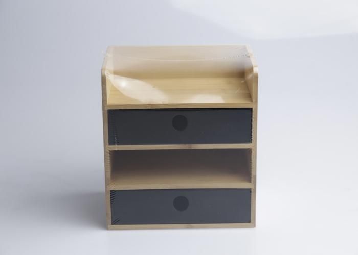 Organisateur de maquillage en bambou M12 SB0095