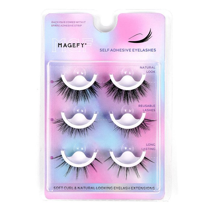 Faux cils - Magefy - Self-Adhesive Eyelashes-1 - Réutilisables - Waterproof - Sans colle