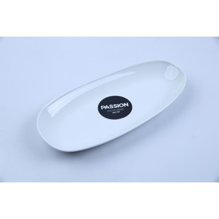 Assiette - ISO - 24 x 12 cm - Compatible lave-vaisselle - 1 pièce - Adulte