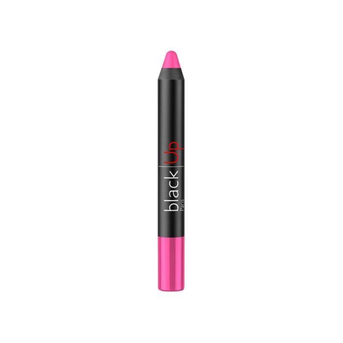 Crayon à Lèvres 2 en 1 - Black Up - 018 - 2,8 gr - Lèvres ombrées - Contour et rouge à lèvres