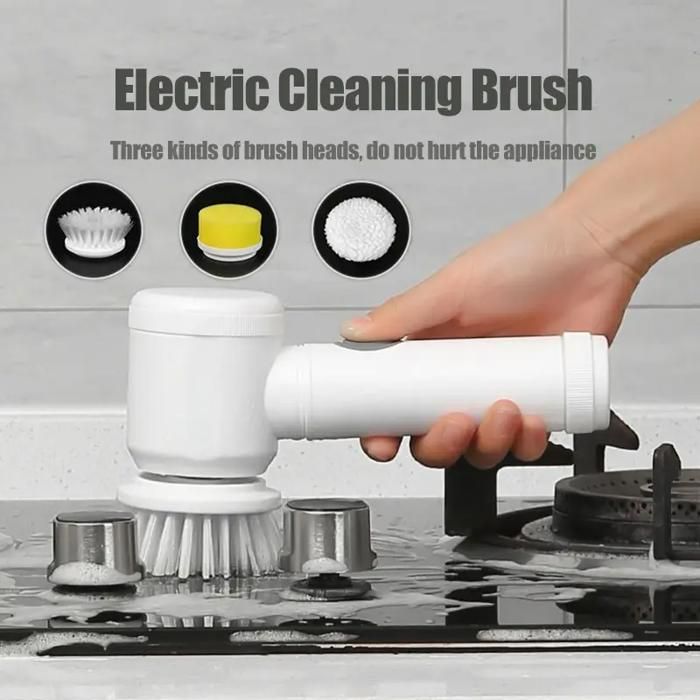 5en1 brosse nettoyage électrique sans fil rechargeable pour l'entretien ménager