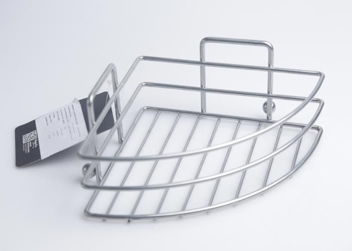 Coin triangulaire de salle de bain 18 cm chrome MGKB-715