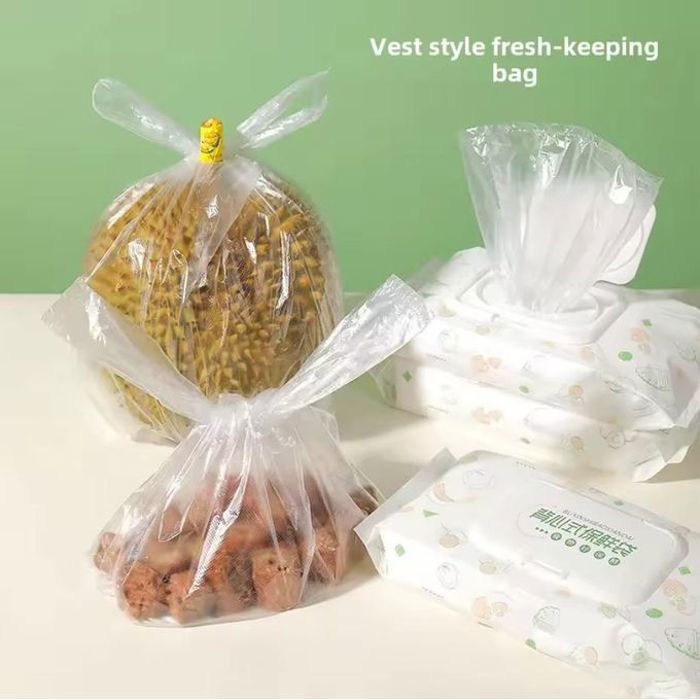 Sac jetable épais à déchirer à la main pour la conservation des aliments