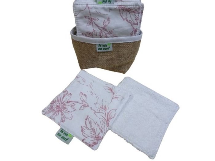 Lingette démaquillant lavable (lot de 7 lingettes)