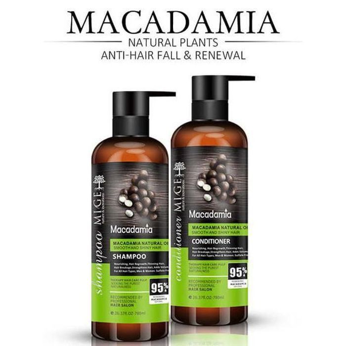 Mige - Pack Shampoing et Conditionner Anti chute SANS SULFATE