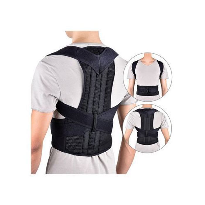 Ceinture de soutien dorsal - Non spécifié - Modèle non spécifié - Noir - Mixte - Ajustable avec velcro