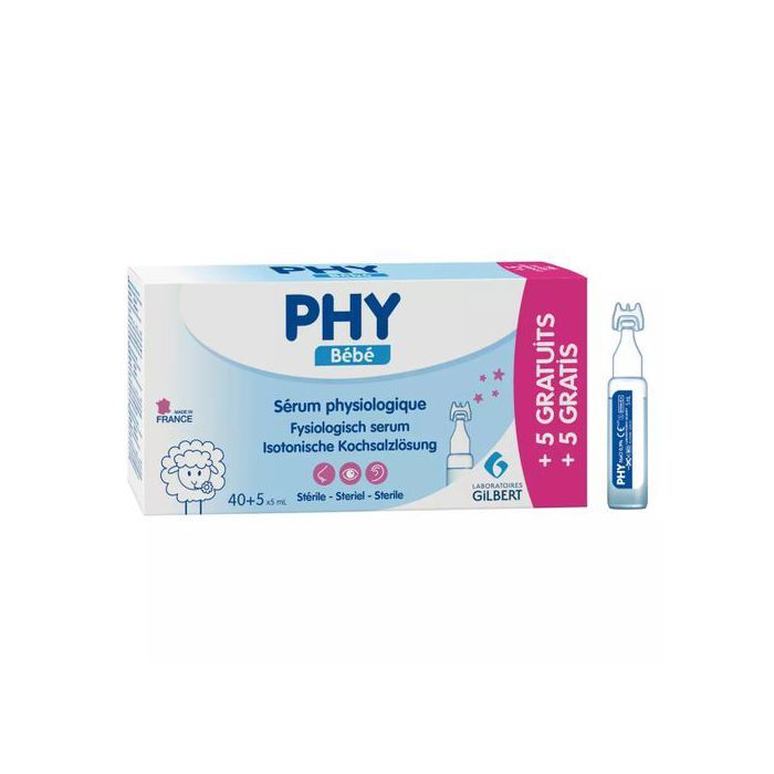 Gilbert Sérum Physiologique – Boite 40