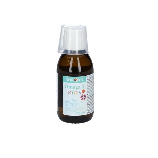 NORSAN Omega-3 KIDS Huile de poisson Orange 150 ml complément alimentaire pour enfants