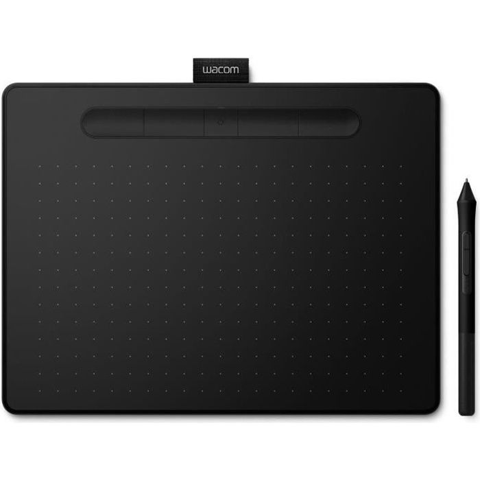 Tablette graphique Wacom Tablette graphique a stylet Bluetooth - 10 pouces - 4096 niveaux de pression - Noire - Windows/Mac OS/Chrom