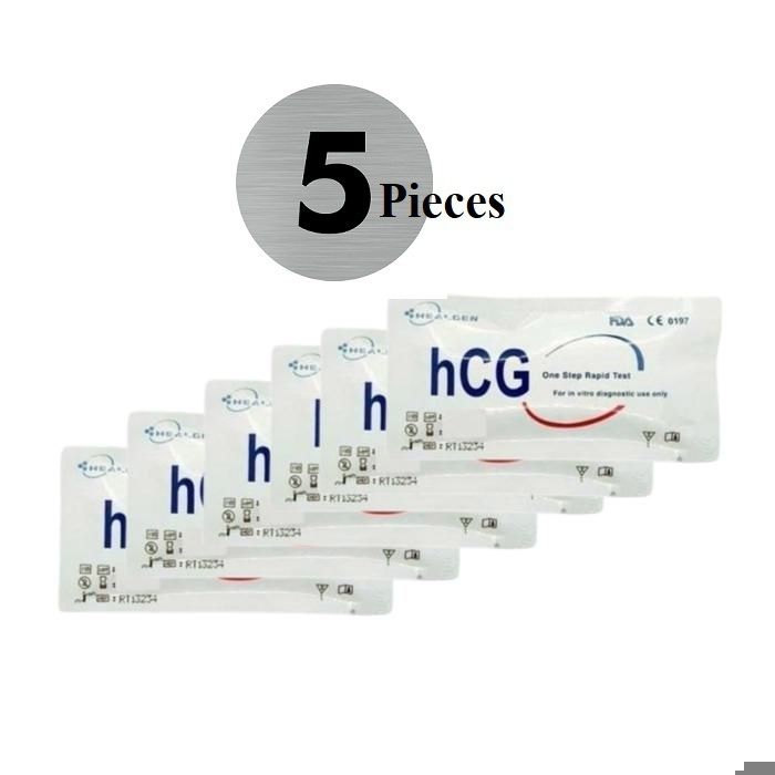 Test rapide de Grossesse HCG Healgen - 5 Test -
