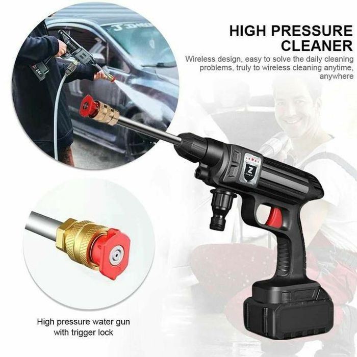 Pistolet de lavage auto électrique sans fil Pulvérisateur haute pression