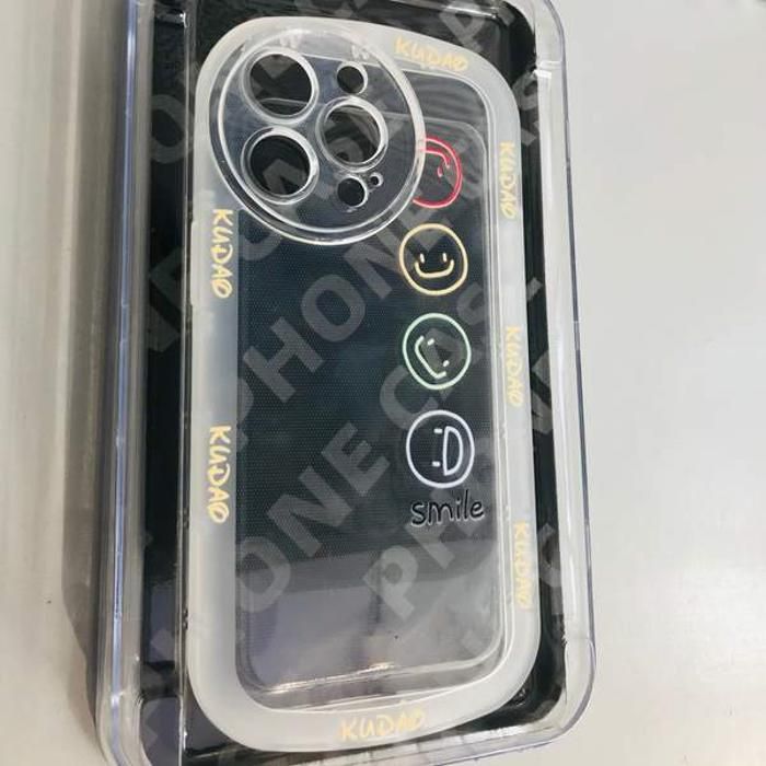 Coque de téléphone - YOYOSO - iPhone 14 - Sourire - Multicolore - Transparent