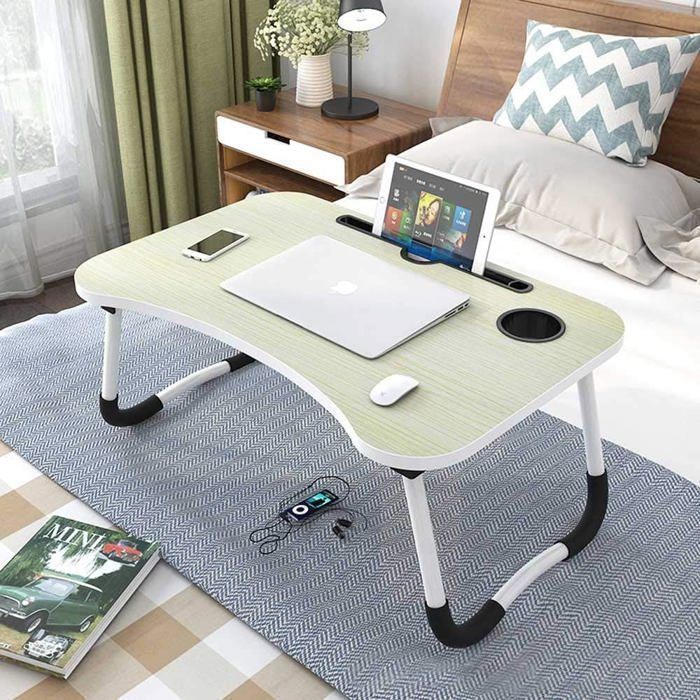 Table Pliable - Noname - Plateau de Lit - 60 x 40 x 26cm - Moderne - Intérieur