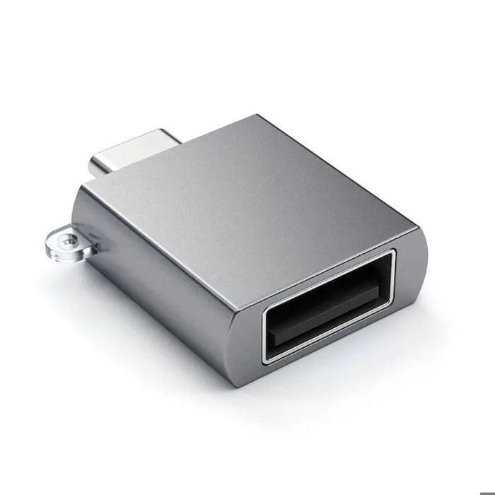 Adaptateur USB - Satechi - USB-C (M) vers USB Type A (F) - USB 3.1 Gen2 - Gris