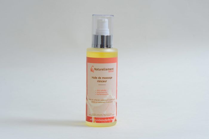 Huile de massage amincissante a base d'huile d'argan et amande douce 100 ml