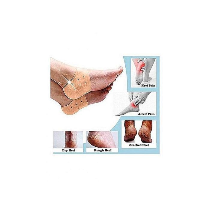 Chaussettes à Talon en Gel de Silicone : Confort & Soulagement - Parfaites pour les Pieds Fatigués