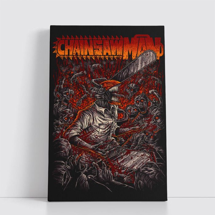 Tableau decoratif sur Toile 25x40 cm Anime attack on titan - one piece - Naruto - death note - Jujutsu Kaisen - Spy x Family 119