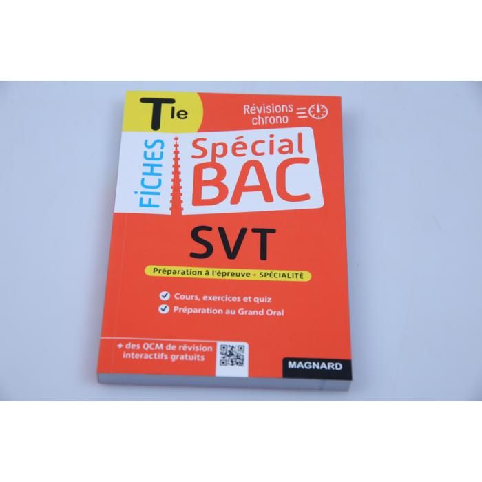 Fiches de révision - GENERIC - Spécial Bac - SVT Tle 2022 - Actualisées - Structurées