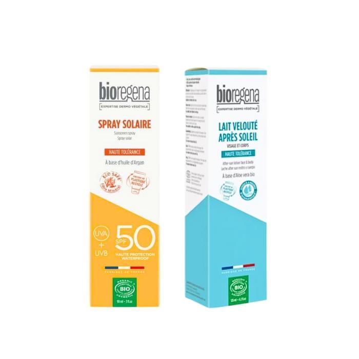 Bioregena Duo Pack  Spray Solaire 90ml+Lait Veloute 125ml -50%