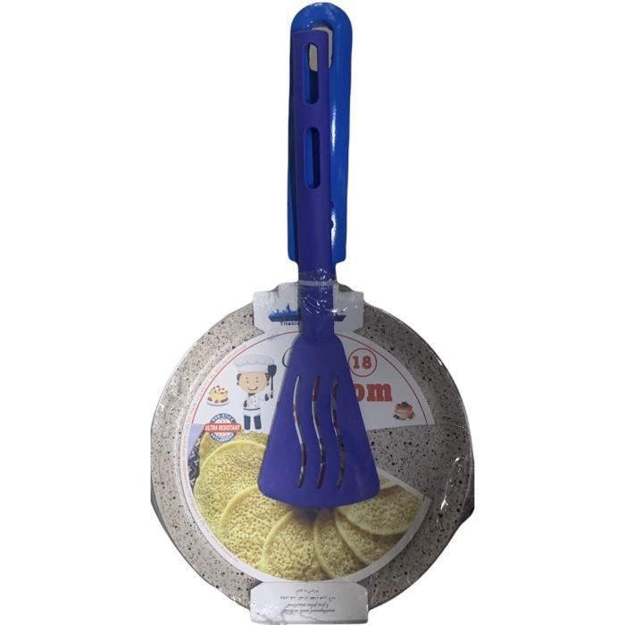 Crêpière Boom Boom Granite - 18 cm - Couleur Aléatoire