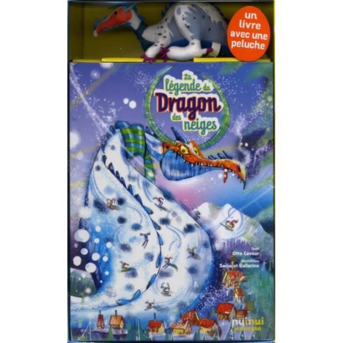 Livre - Otto Cavour, Mauro Sacco - La légende du dragon des neiges - Avec une peluche