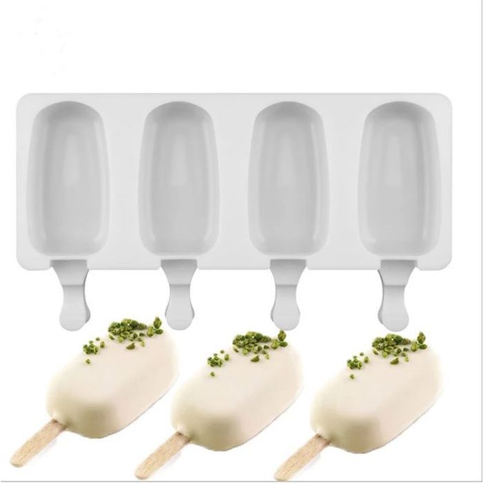 Moules à glace en silicone blanc