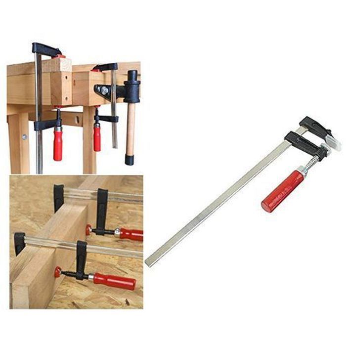 5pcs Pince Serre-Joint de Menuisier étau à vis de bricoleur 50 x 300, 400 mm F