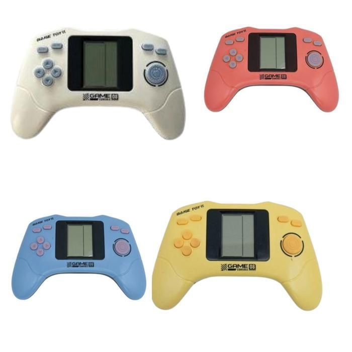 Console de jeu portable double avec écran pour enfants (Couleur aléatoire)