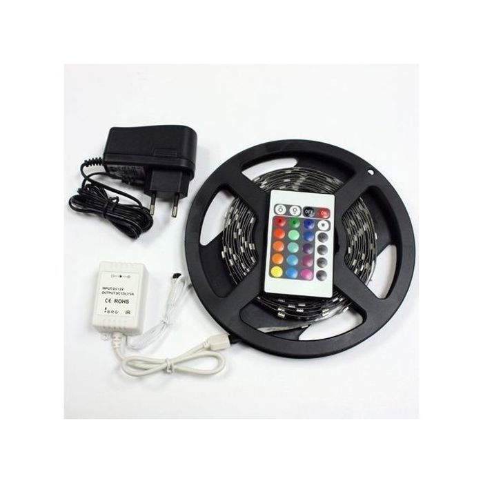 Bande LED Flexible 5M RGB - Télécommande IR