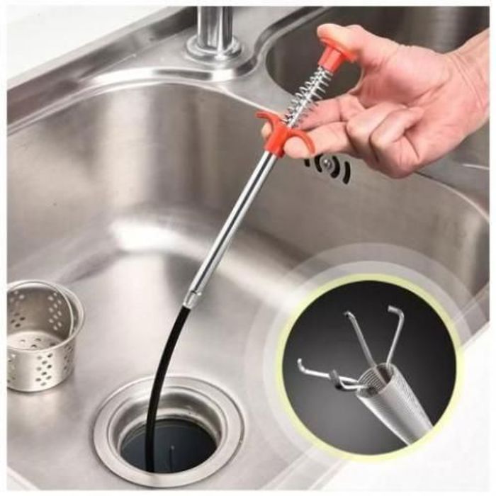Nettoyeur de tuyaux - Non spécifié - Non spécifié - Acier inoxydable - Flexible - Longueur adaptée
