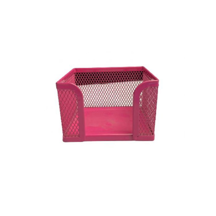 M Office Cube Bloc Note Métal Rose