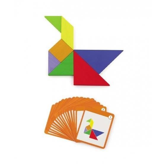 Viga Toys puzzle magnétique multicolore de 55 pièces