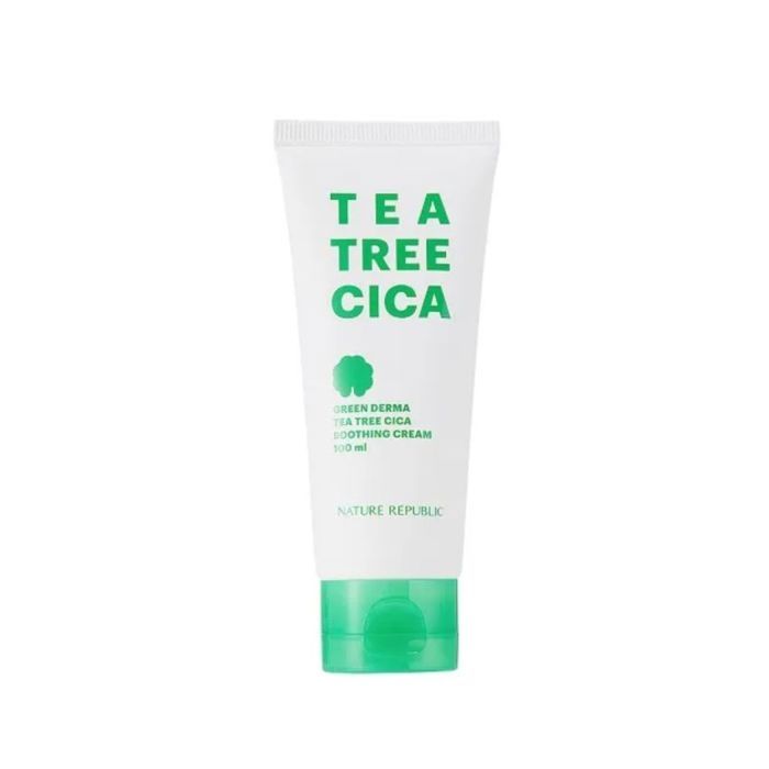 GREEN DERMA TEA TREE CICA SOOTHING CREAM