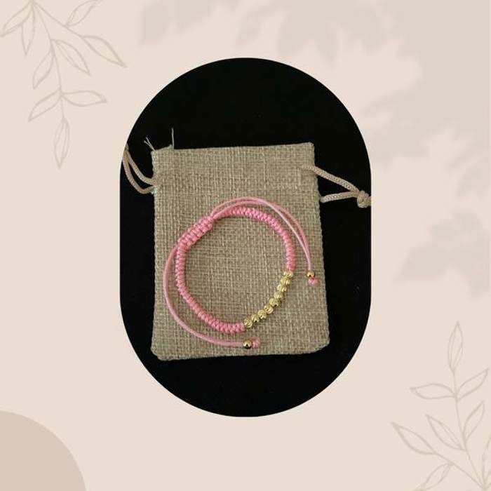Bracelet - Lys - Rose claire - Acier inoxydable - Femme - Adulte