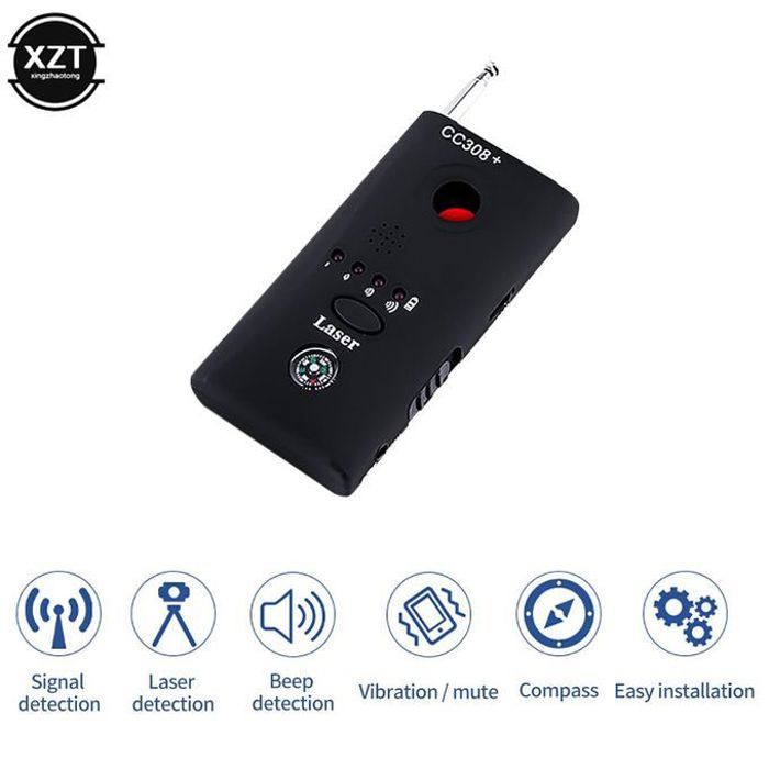 Détecteur de Caméras Cachées et Fréquence Radio Anti-Rayonnement Anti-Localisation GPS