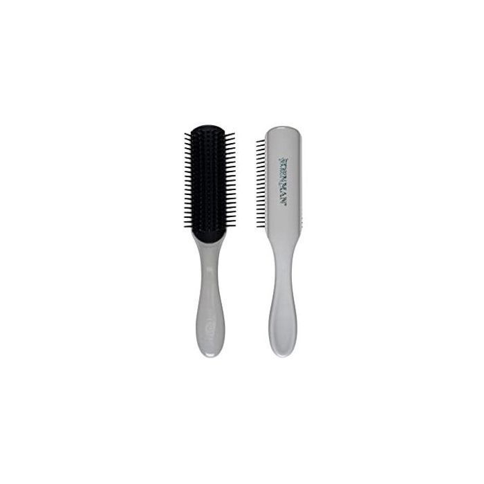 Brosse Professionnelle - DENMAN - D3 RUSSIAN GREY - 7 Rangs - Nylon Arrondis - Made in UK