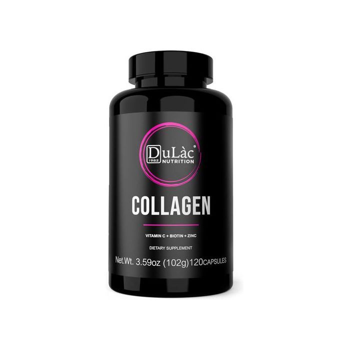 Collagène enrichie en vitamine C, Biotine, Zinc - 120 Capsules - Made in Italy