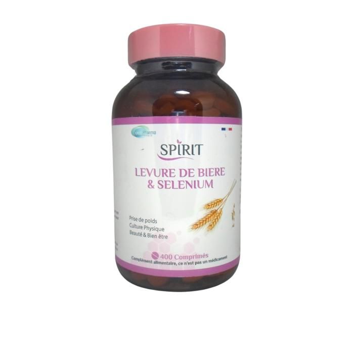 Spirit Levure de Biere & Selenium 400 Comprimes